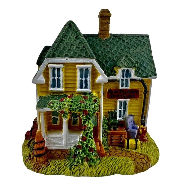 VTG Liberty Falls Red‎ Rudder Antiques Wishing Well Americana Collection 1996 - Picture 8 of 12